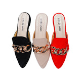 HALF-SHOE SEMI HEEL