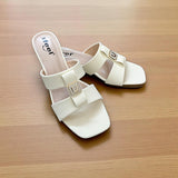 Two Strap Box Heel