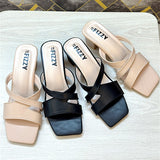WOMEN BOX-HEEL