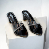Sturdy Spool Block Heel