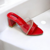 Sturdy Spool Block Heel
