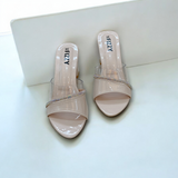 Sturdy Spool Block Heel