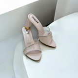 Sturdy Spool Block Heel