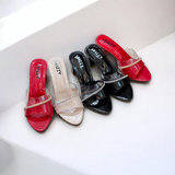 Sturdy Spool Block Heel