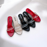 Sturdy Spool Block Heel