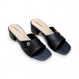 Women Slide Box Heel-916