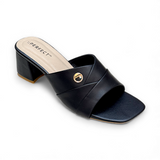 Women Slide Box Heel-916