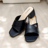 Women Slide Box Heel-916