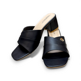 Women Slide Box Heel-916