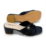 Women Slide Box Heel-916