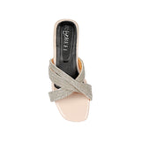 REHINESTONE FLAT SANDAL