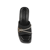 SQUARE TOE HIGH HEEL