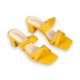 TWO STRAP BLOCK HEEL