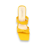 TWO STRAP BLOCK HEEL