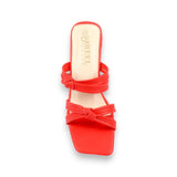 TWO STRAP BLOCK HEEL